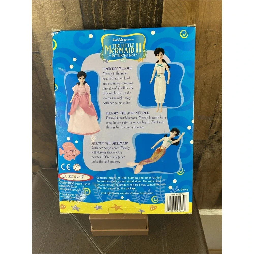 Jakks Pacific Toys R Us Exclusive The Little Mermaid II Melody Doll NRFB Damaged